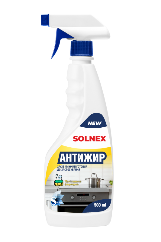 Мийний засіб SOLNEX Антижир, 500 мл