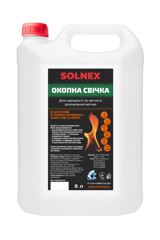 SOLNEX Окопна свічка-гель, 5 л