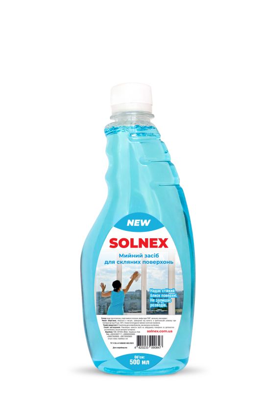 Glass and mirror cleaner without trigger, 500 ml
