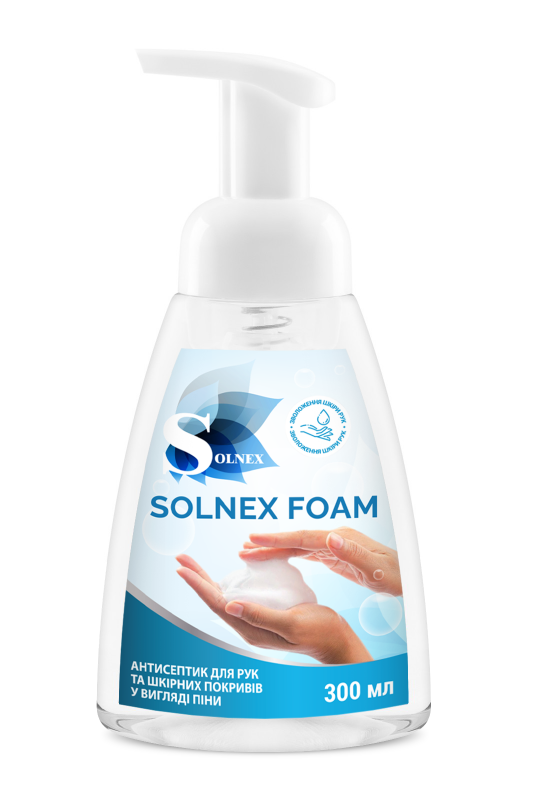 Антисептик безспиртовий SOLNEX FOAM, піна, 300 ml