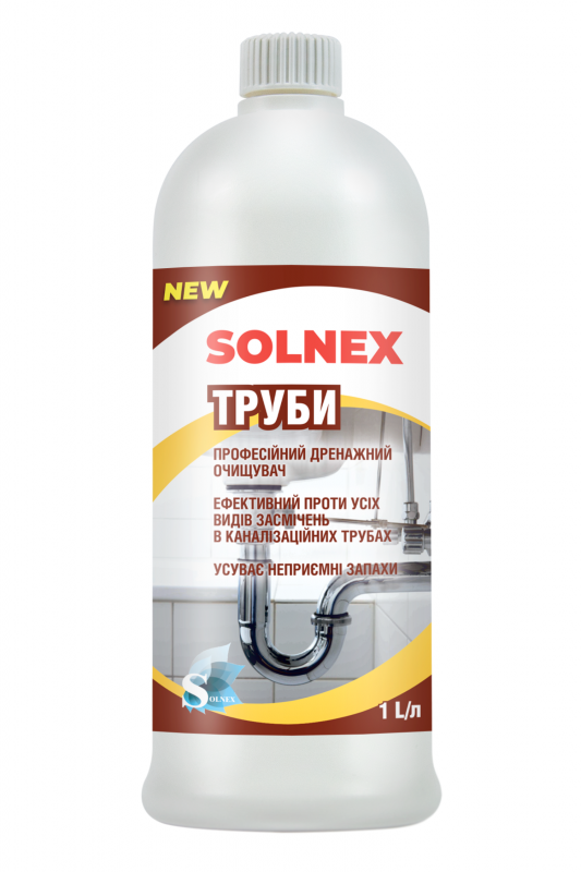 Засіб для чищення труб SOLNEX Труби, 1 л
